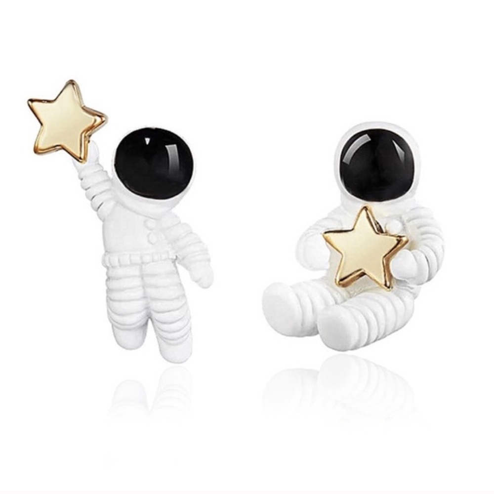 ModCloth Astronaut Earrings - Picture 2 of 5